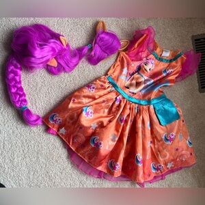 Kids My Little Pony Costume with Wig and Head band sz 7-8